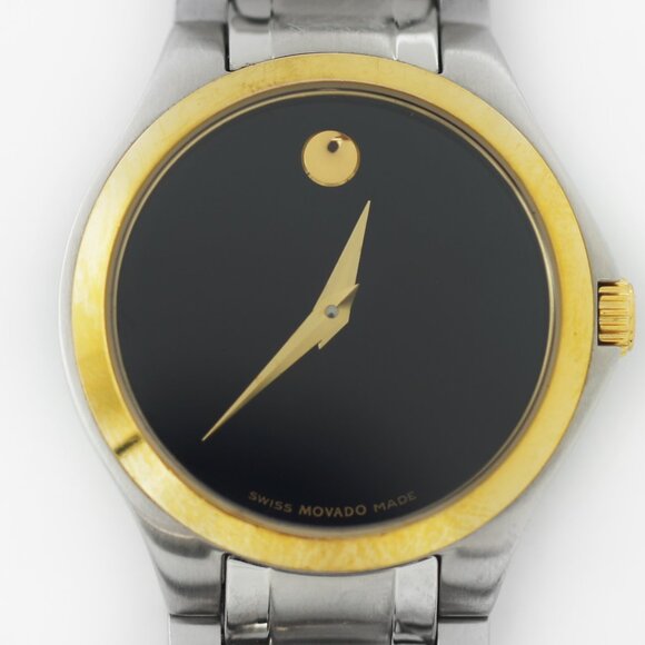 Movado Sapphire Black Dial Stainless Steel Watch main image 6